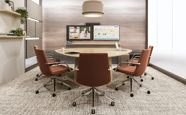 wbinteriors_bs_allsteel_blog_equity_dec2025 Allsteel Table and Chairs